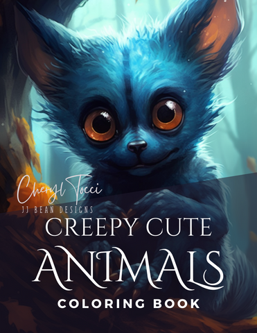 Creepy Cute Animals Coloring Book