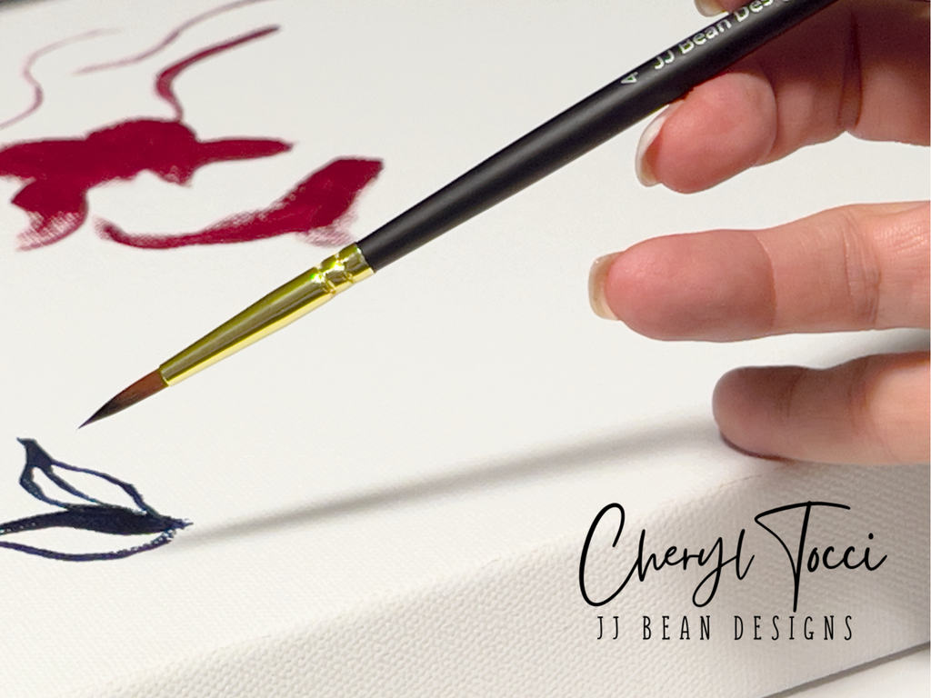 Premium Artist Brushes from JJ Bean Designs with Cheryl