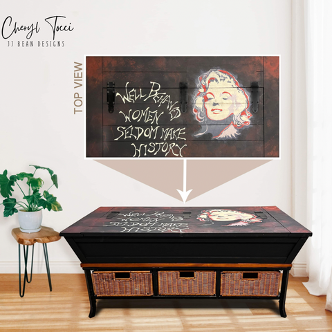 Norma Jean Blanket Table - Coffee Table - JJ Bean Designs