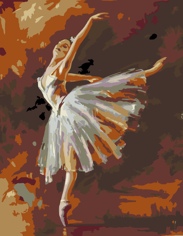 The Dancer Bends Paint by Numbers